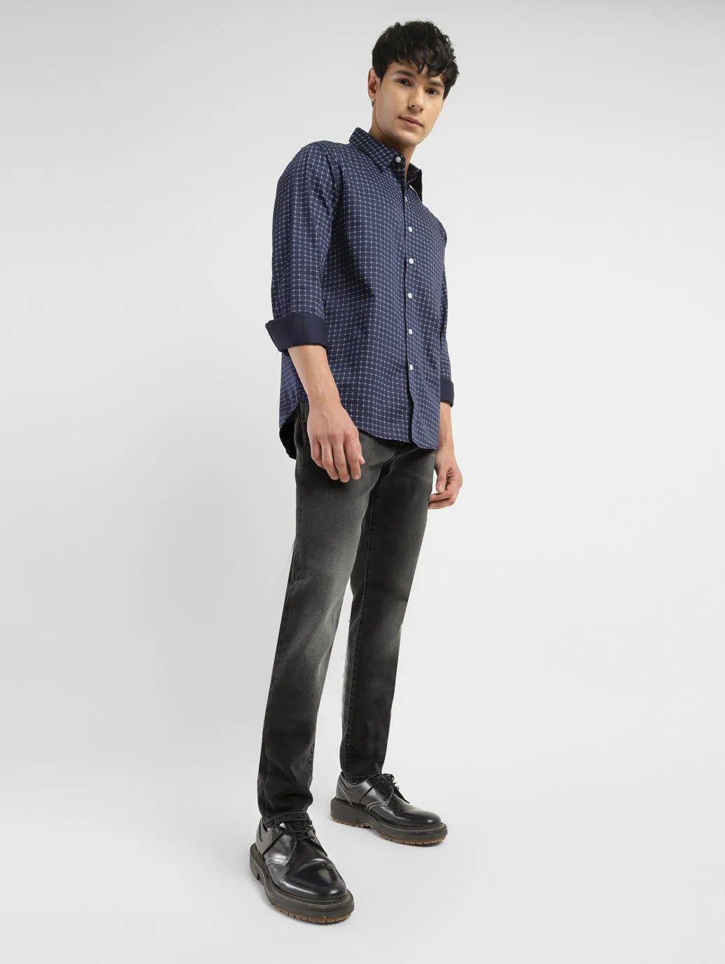 Men's 512 Grey Slim Tapered Fit Mid Rise Jeans
