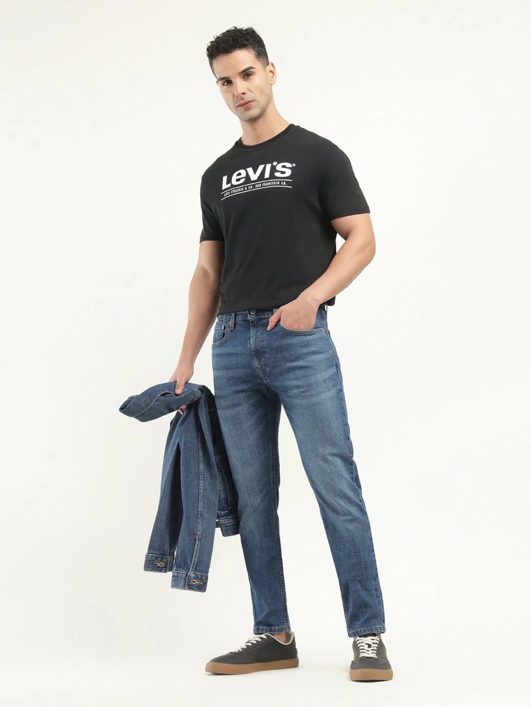 Men's 512 Indigo Slim Tapered Fit Mid Rise Jeans