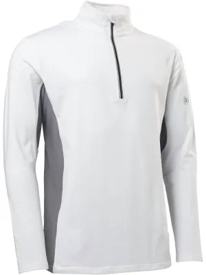 Men’S Ashby Half-Zip Jacket In White