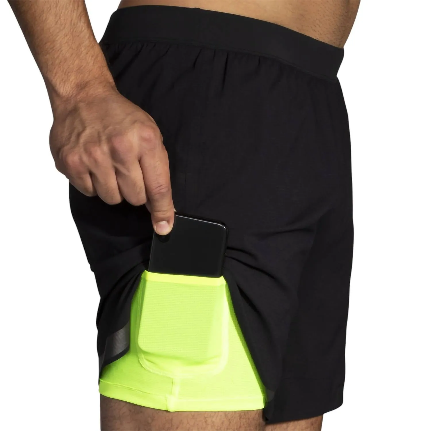 Men's Carbonite 7" 2-In-1 Short In Black