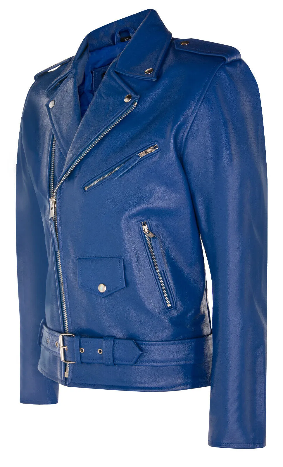 Mens Cow-Hide Black Brando Jacket -Venice