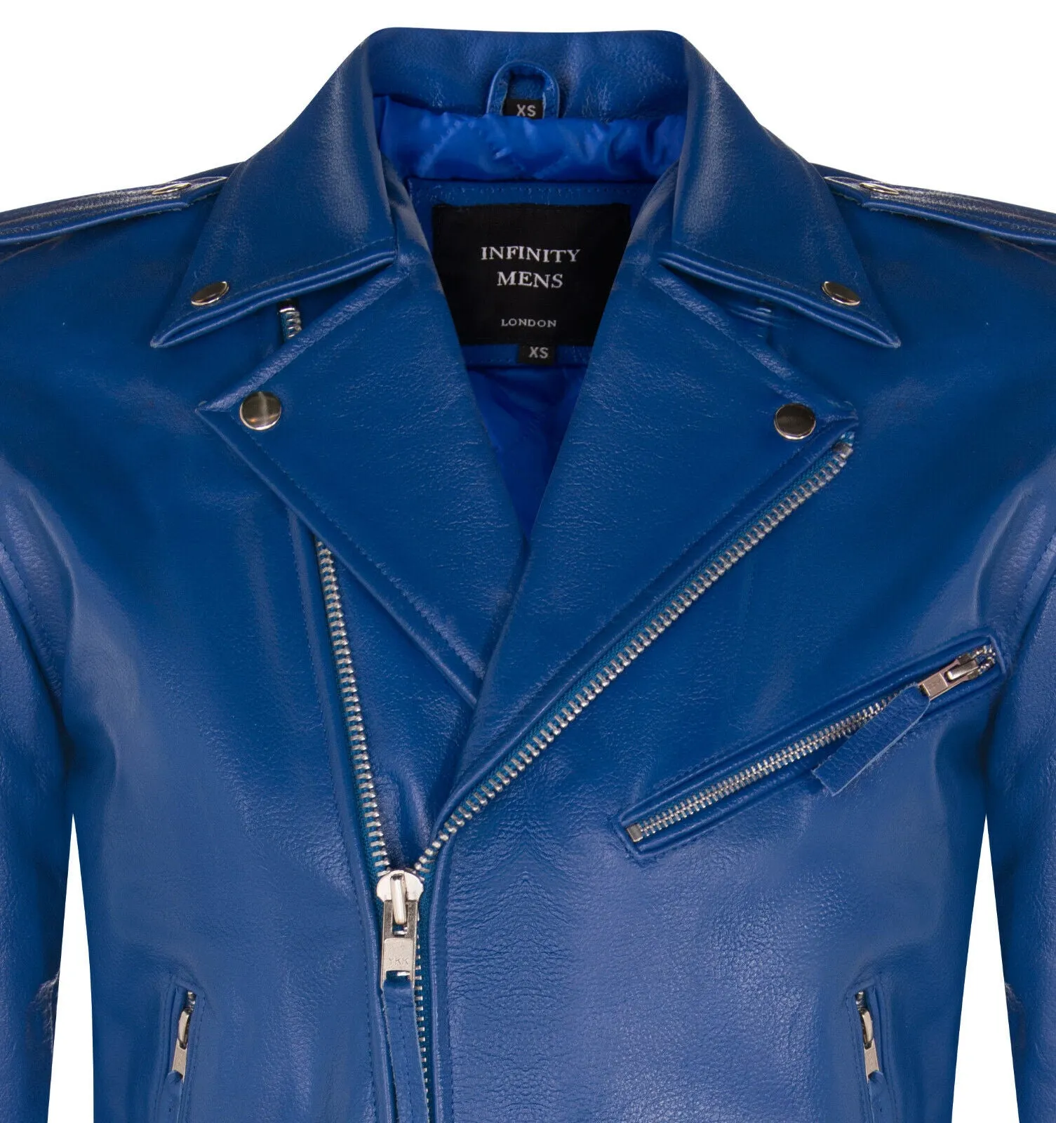 Mens Cow-Hide Black Brando Jacket -Venice