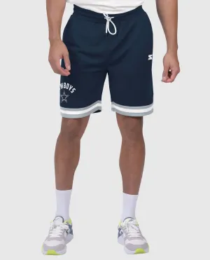 Men's Dallas Cowboys Pro Player 9-Inch Basketball Shorts In Navy