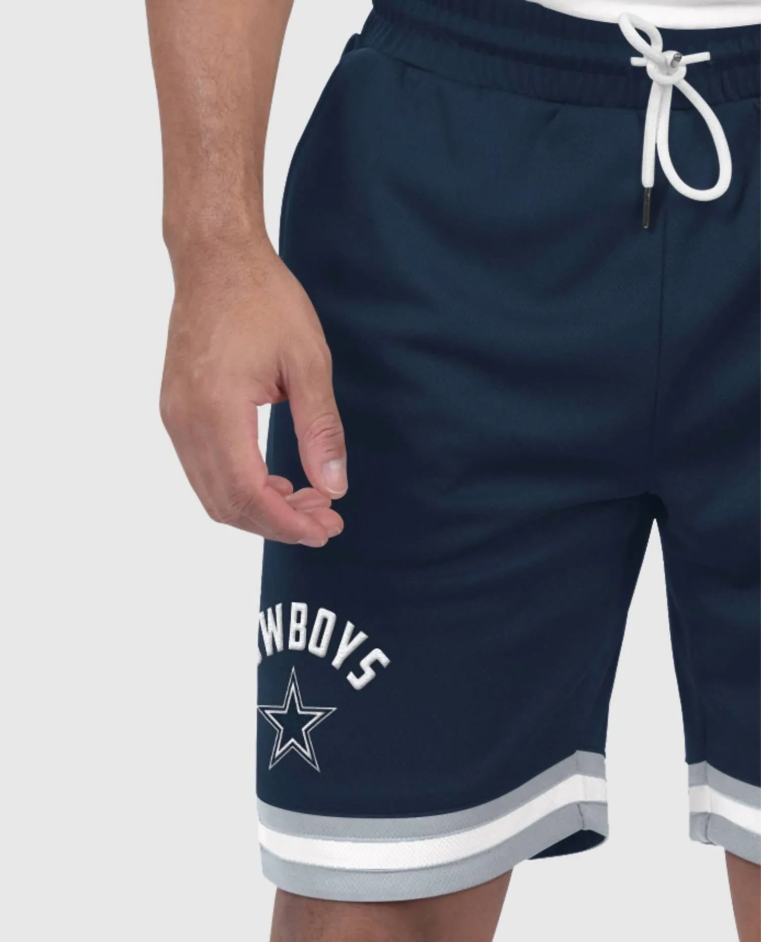 Men's Dallas Cowboys Pro Player 9-Inch Basketball Shorts In Navy