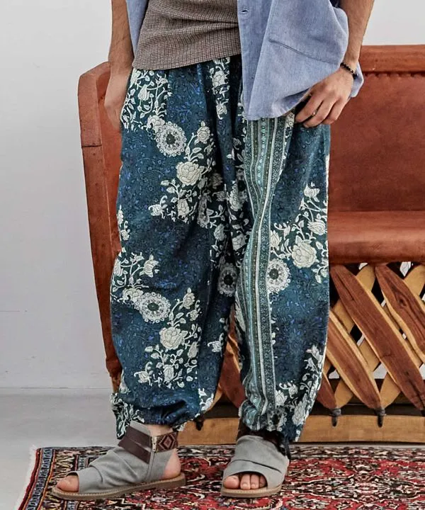 Men's Floral Easy Pants