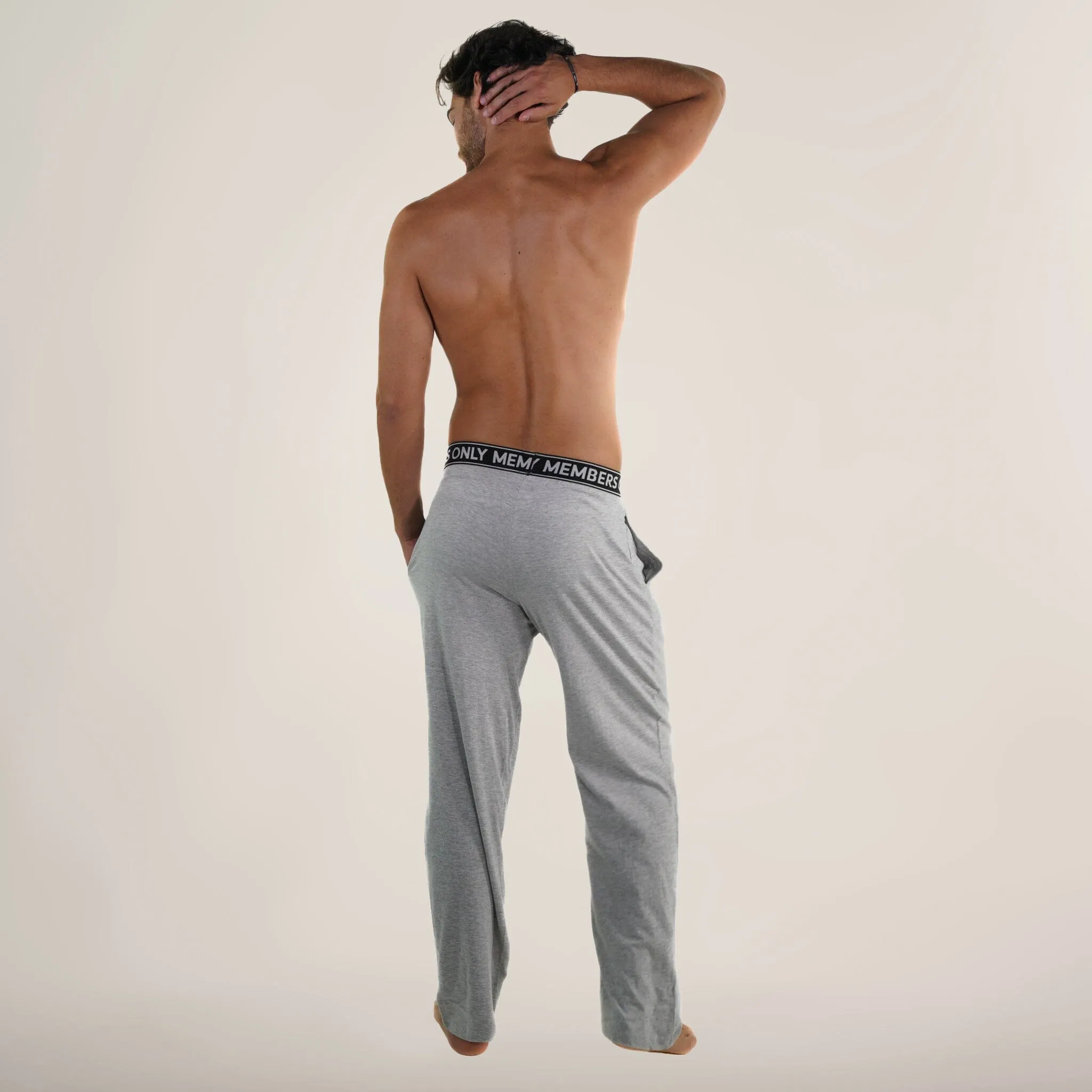 Men's Jersey Sleep Pant Logo Elastic