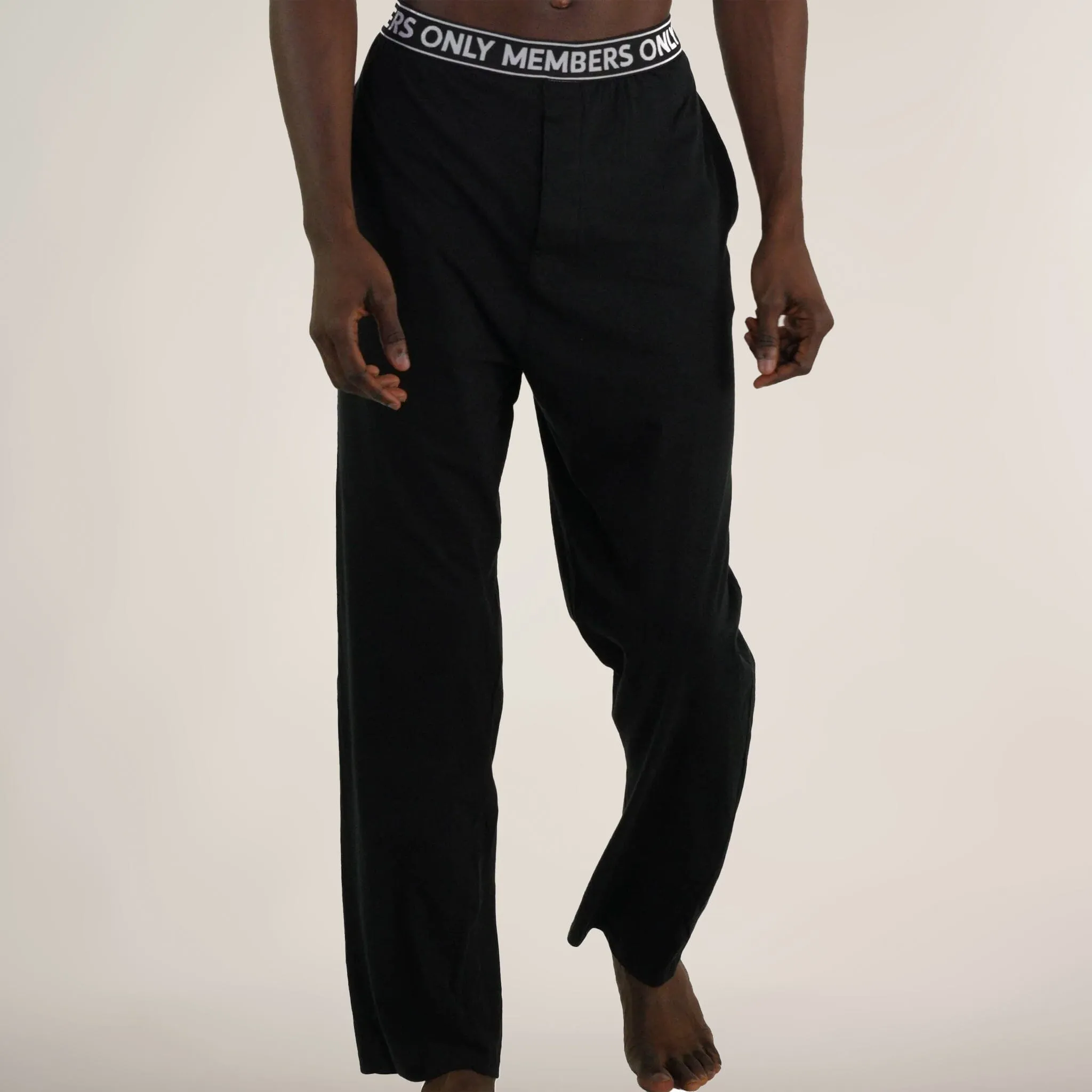 Men's Jersey Sleep Pant Logo Elastic