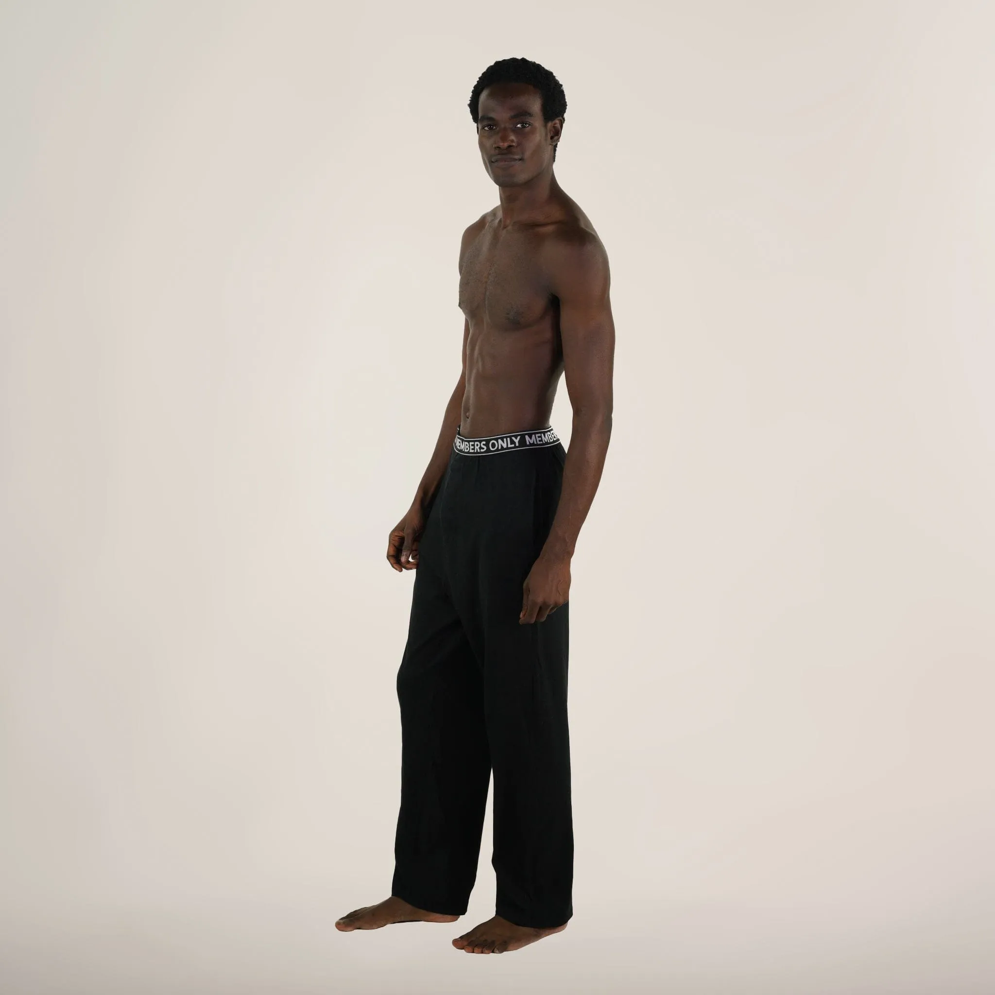 Men's Jersey Sleep Pant Logo Elastic