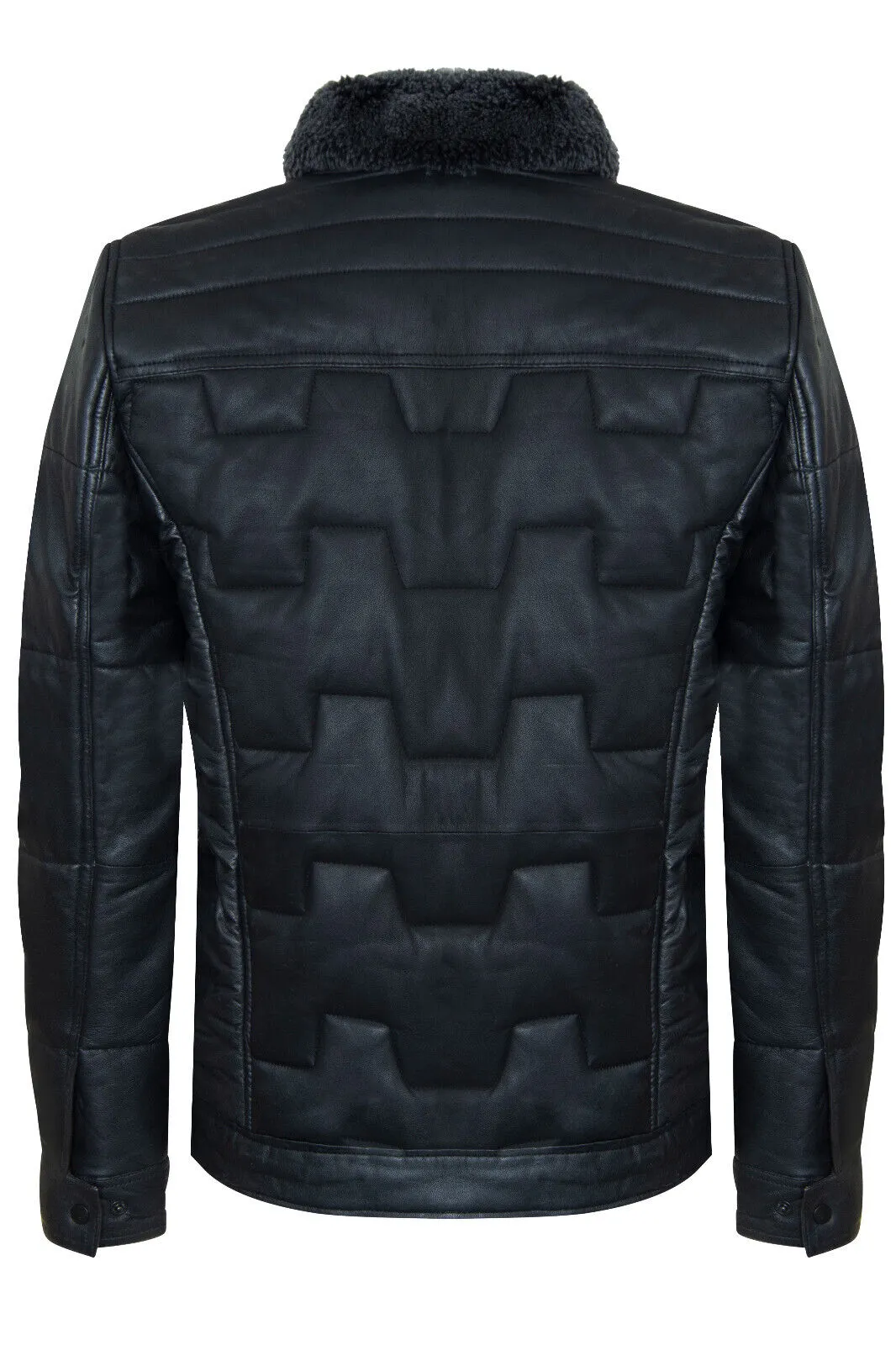 Men's Leather Quilted Biker Jacket - Guayaquil