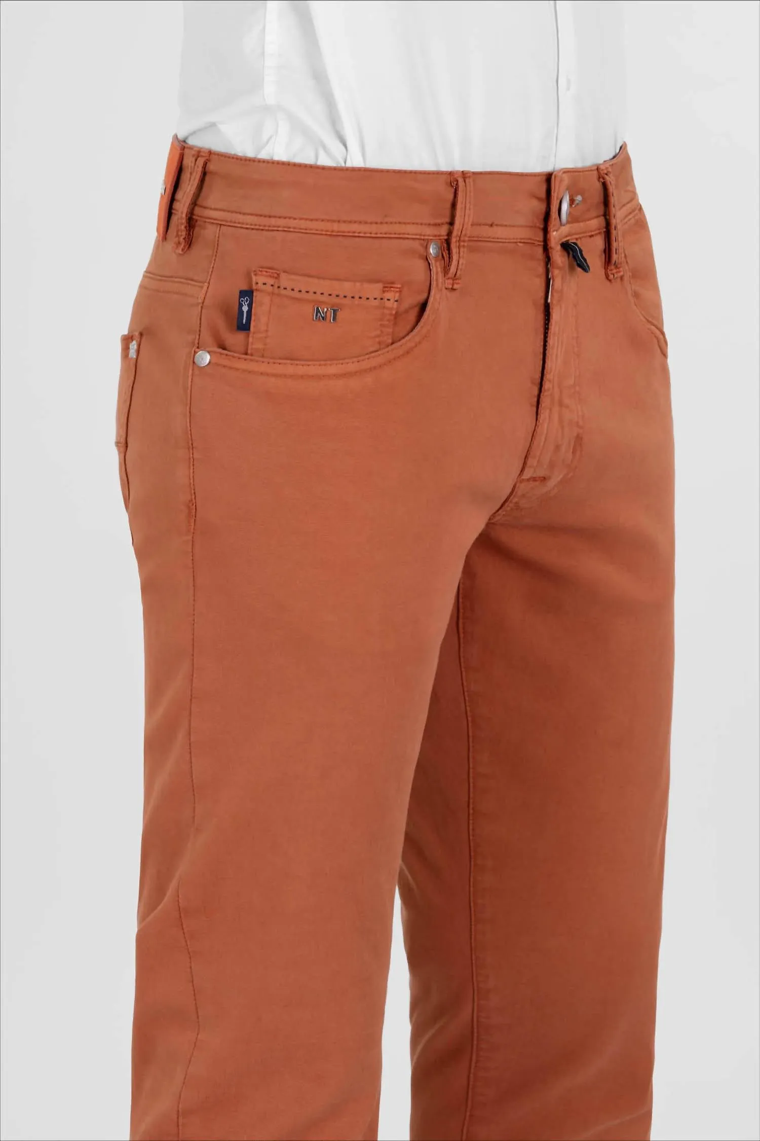 Men's Michelangelo Zip Pant In Brick