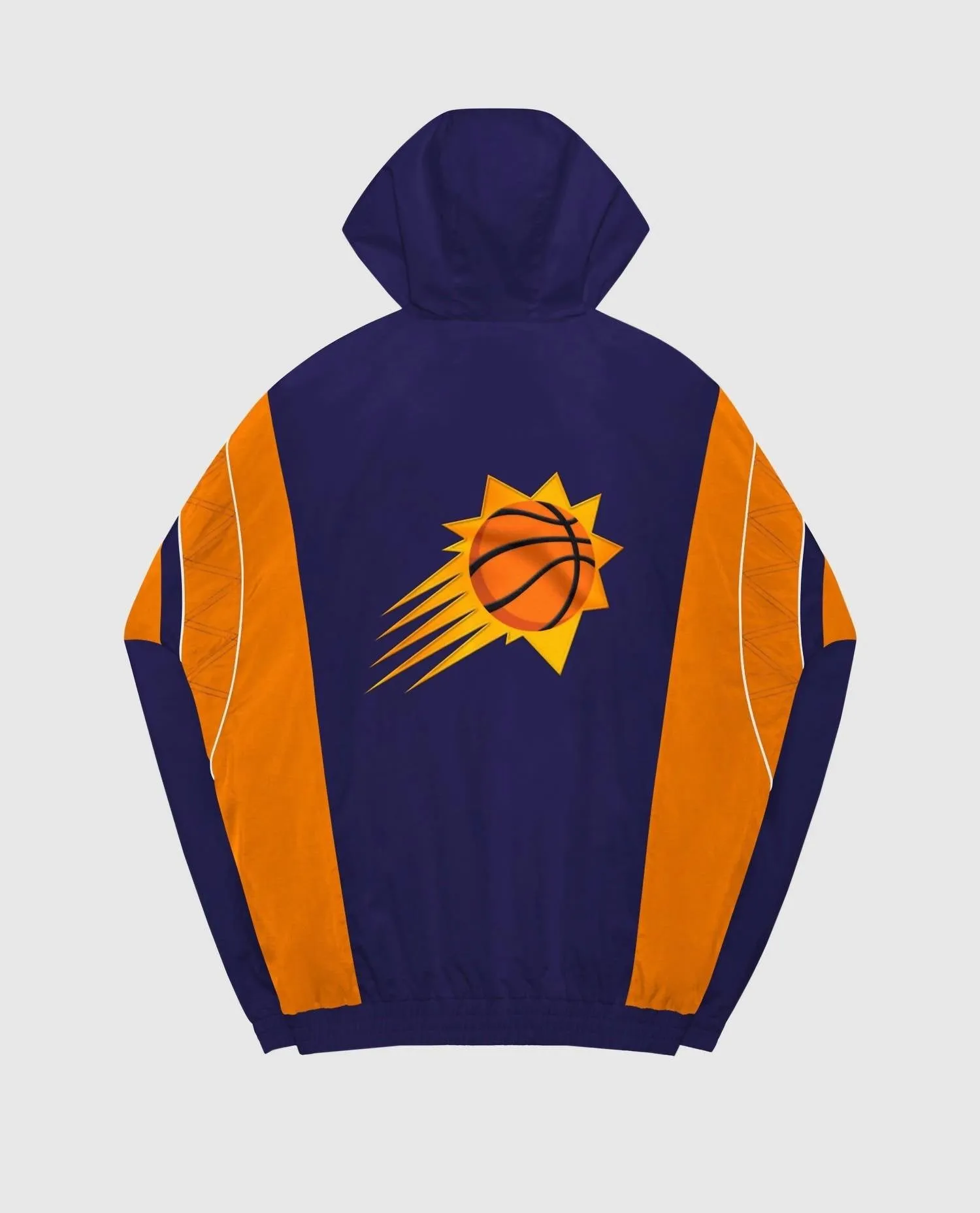 Men's Phoenix Suns Home Team Half-Zip Jacket In Purple