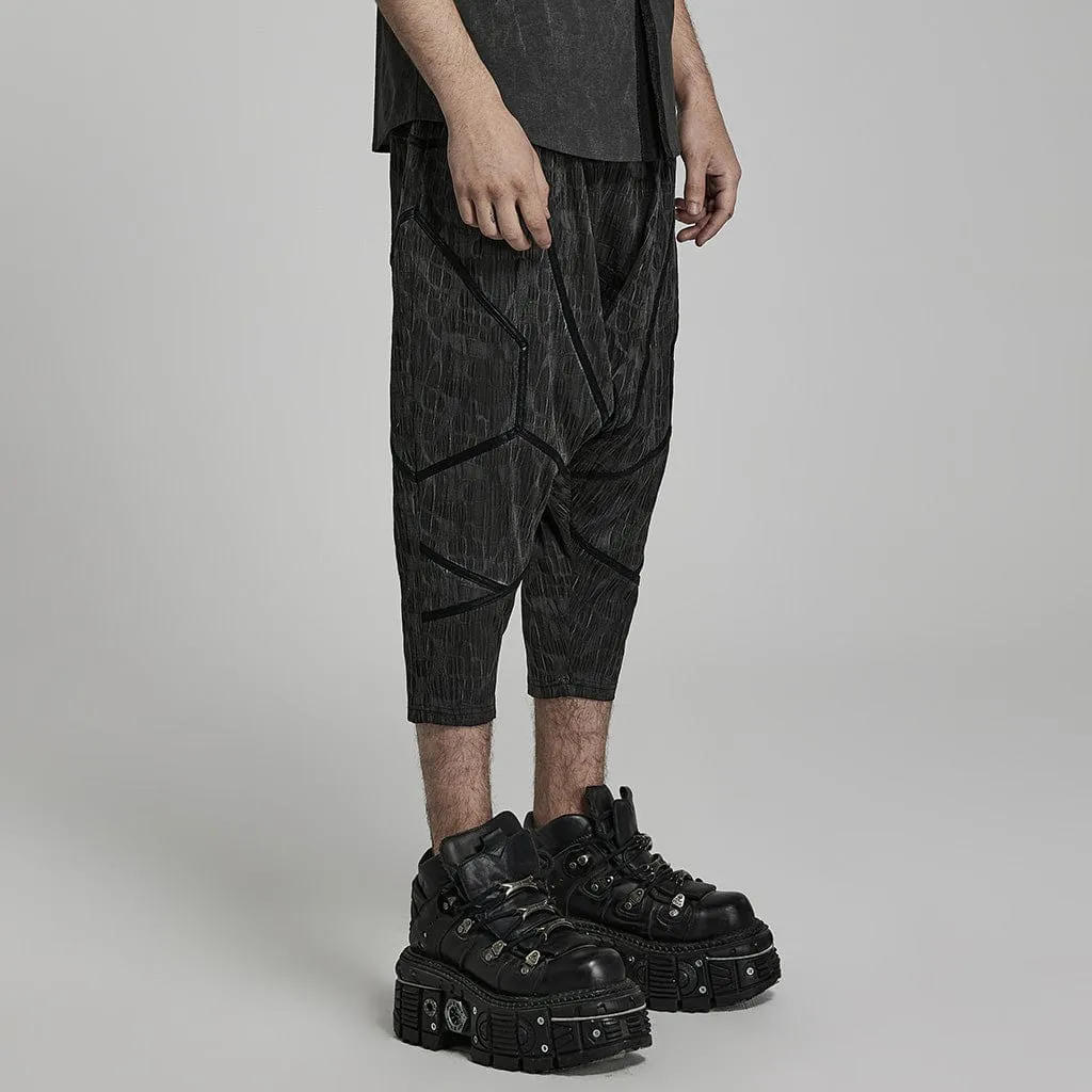 Men's Punk Stripes Baggy Pants