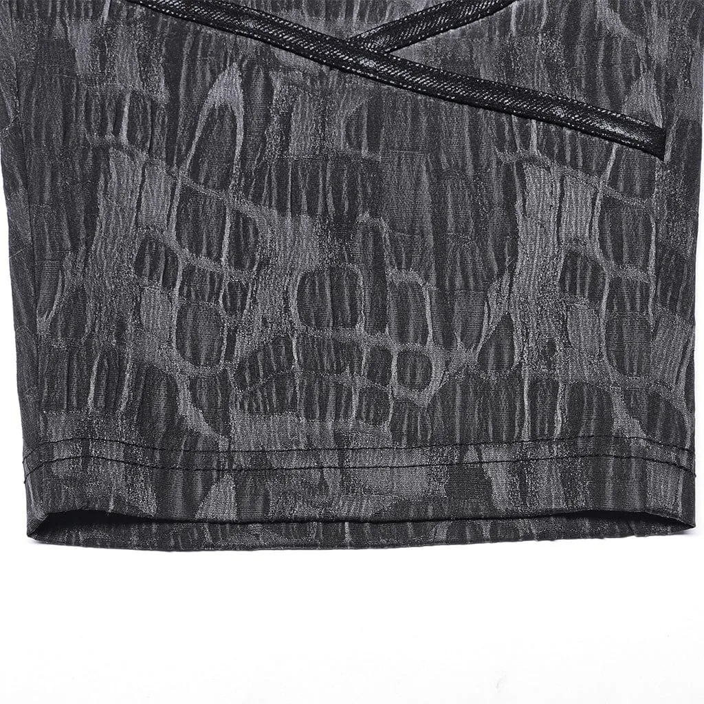 Men's Punk Stripes Baggy Pants