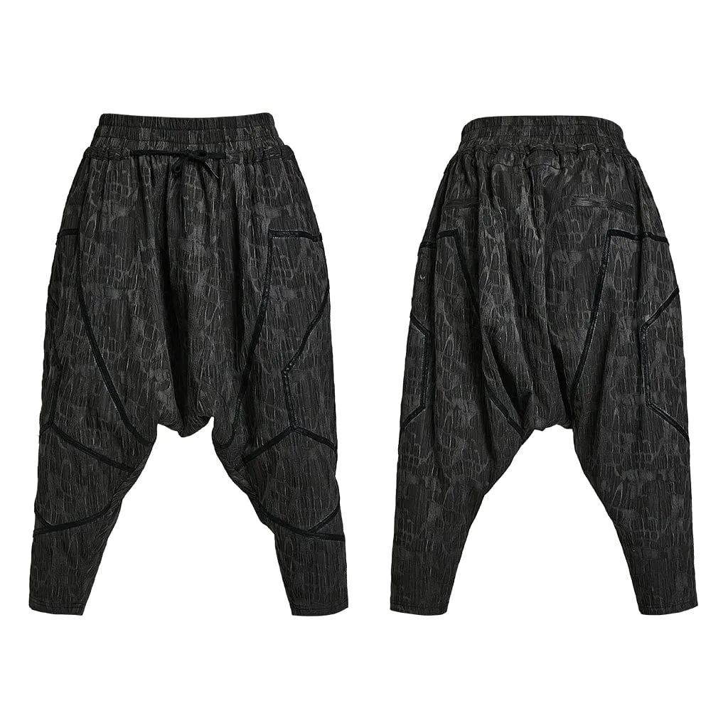 Men's Punk Stripes Baggy Pants