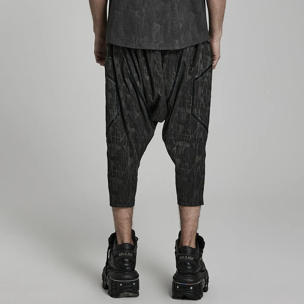 Men's Punk Stripes Baggy Pants