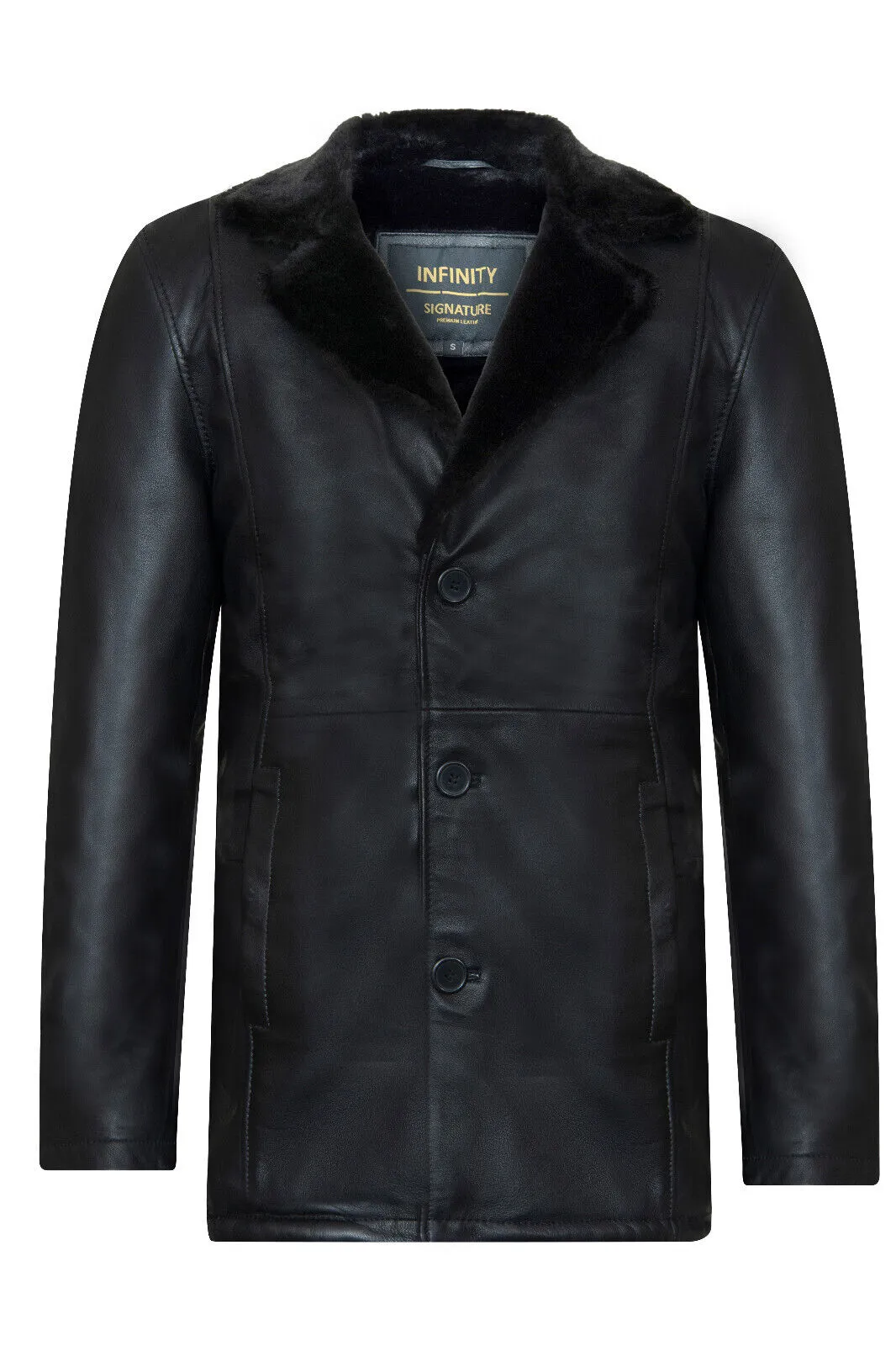 Men's Reefer Leather Blazer Jacket - Pablo
