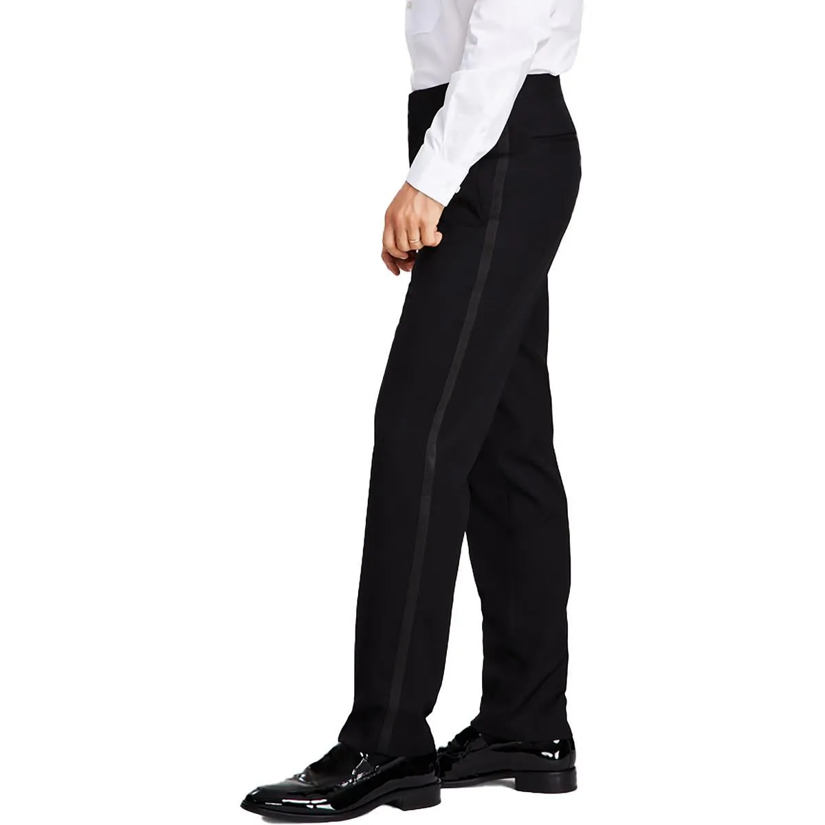 Mens Slim Fit Suit Separate Dress Pants