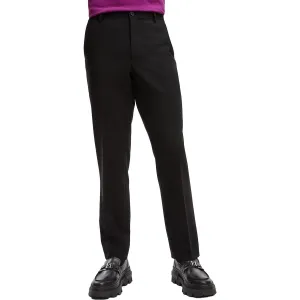 Mens Solid Dressy Trouser Pants