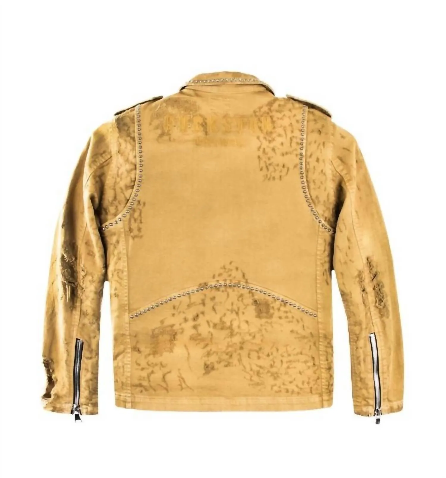 Men's Tory Biker Jacket In Camel