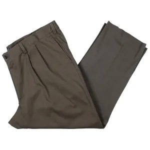 Mens Woven Pleated Khaki Pants