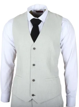 Miller Waistcoat Check Tailored Fit Vest