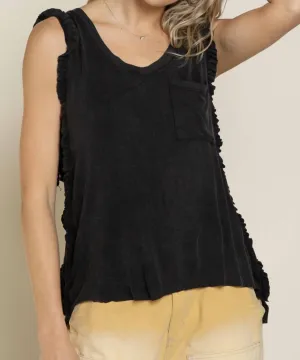 Monroe Tank Top In Black