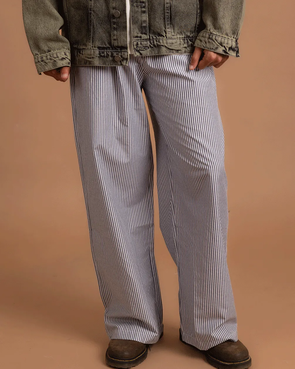 Navy Blue Boxer Pants