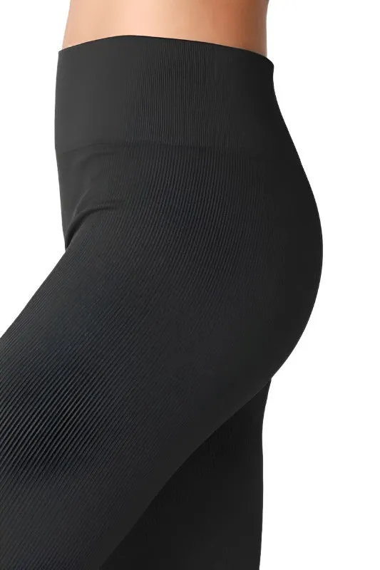 NikiBiki Ribbed Knit Leggings NB7981