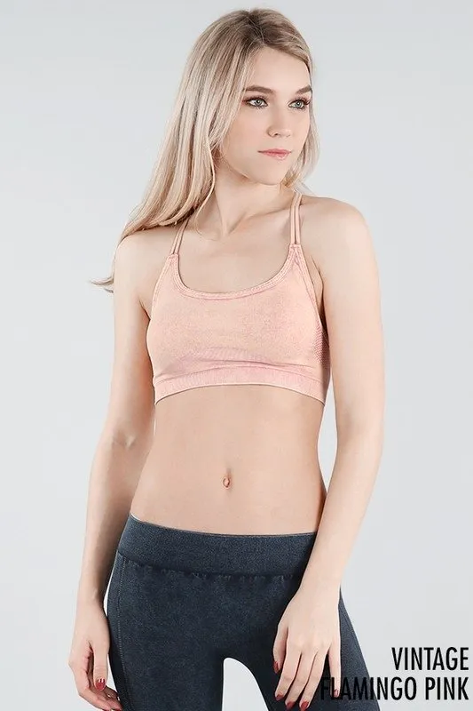 NikiBiki T Back Bralette With Double Straps Gym Wear For Women - NS7154