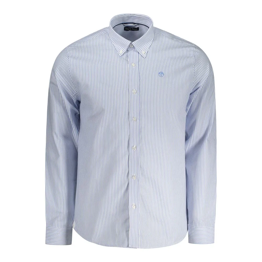 North Sails blue Cotton Men Men's Shirt