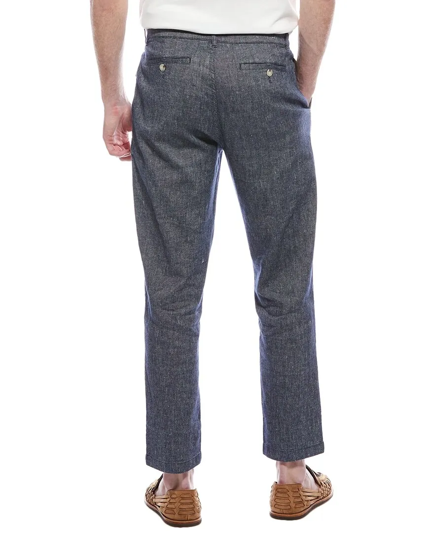 Onia Stretch Canvas Traveler Linen-Blend Pant
