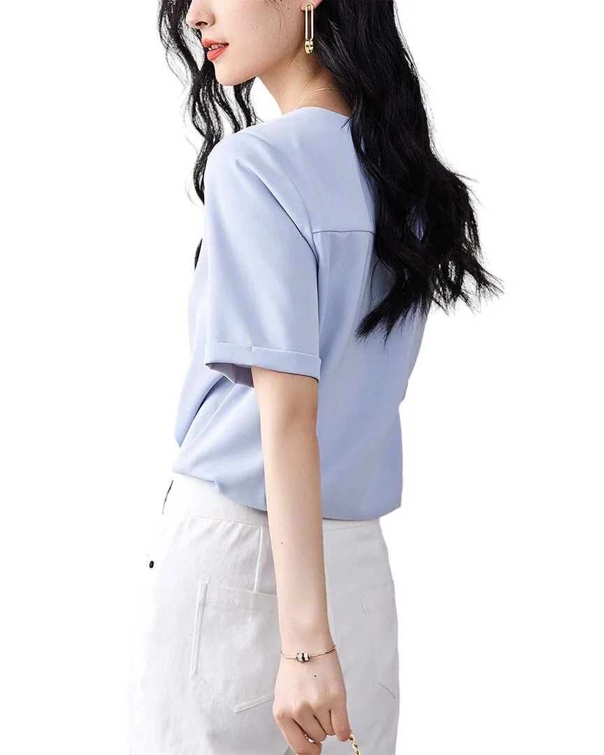 OUNIXUE Chiffon Shirt