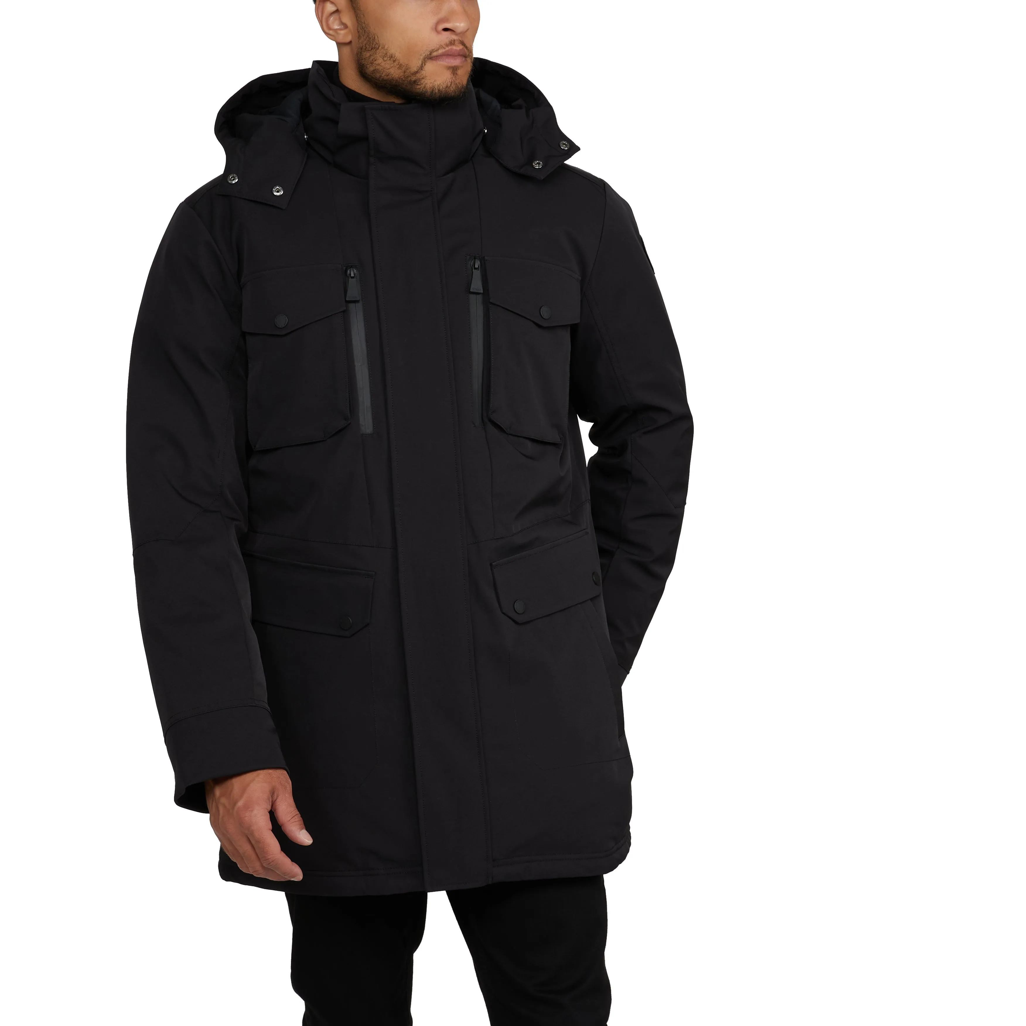 Pajar Men’s Crispin Parka with Removable Hood and Fur Trim