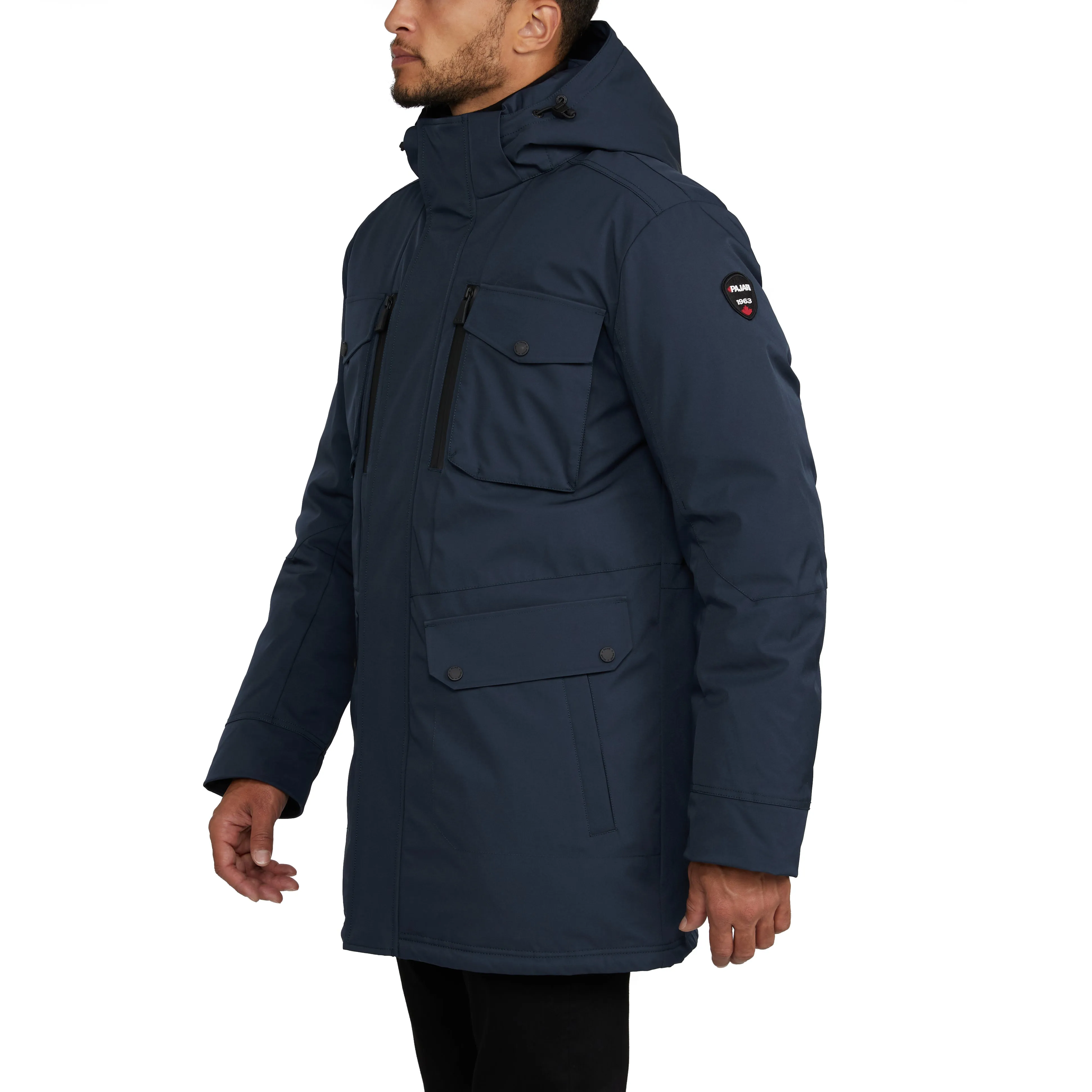 Pajar Men’s Crispin Parka with Removable Hood and Fur Trim