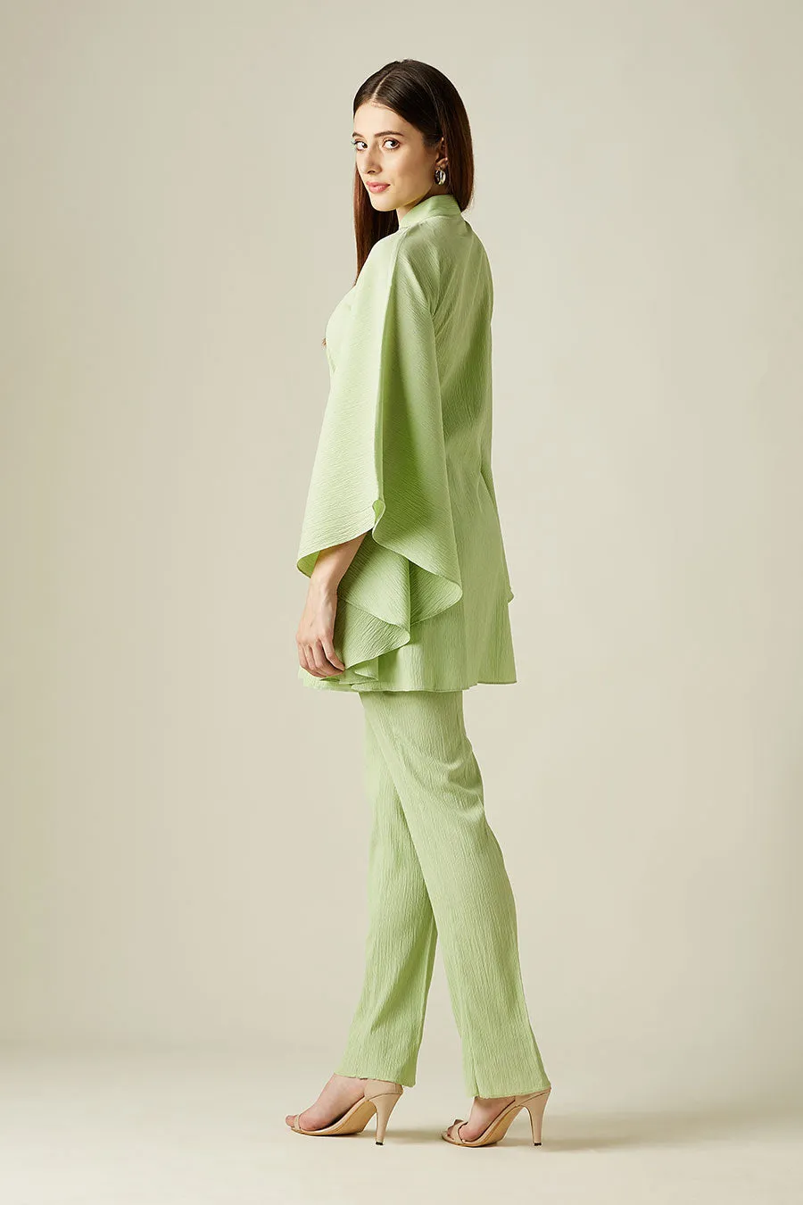 Pebble Green Kaftan & Pant Co-Ord Set