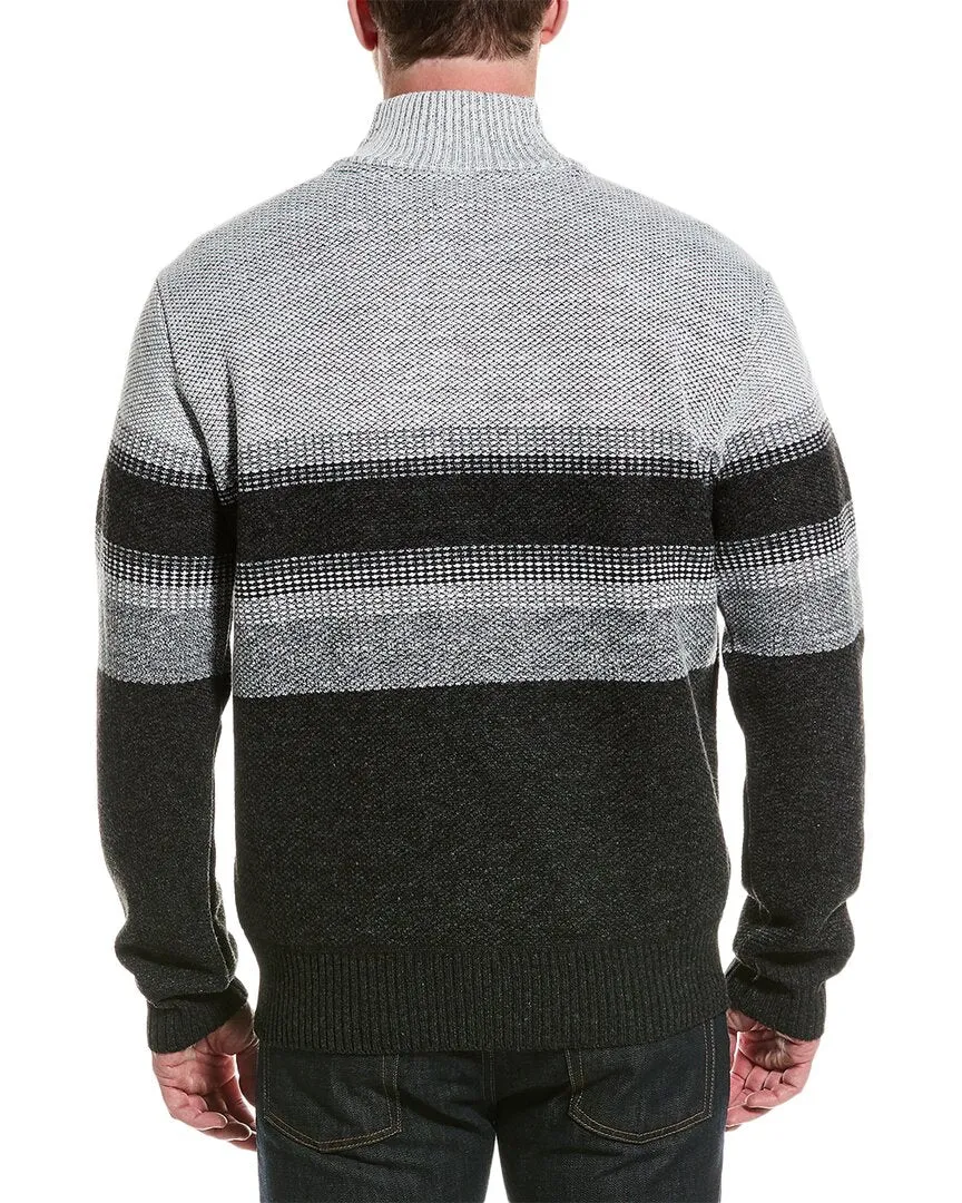 Point Zero 1/4-Zip Mock Neck Sweater