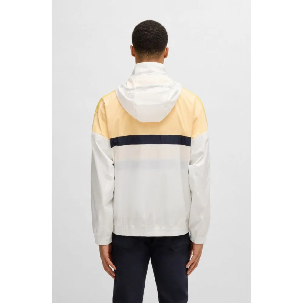 Porsche x  water-repellent jacket with color-blocking