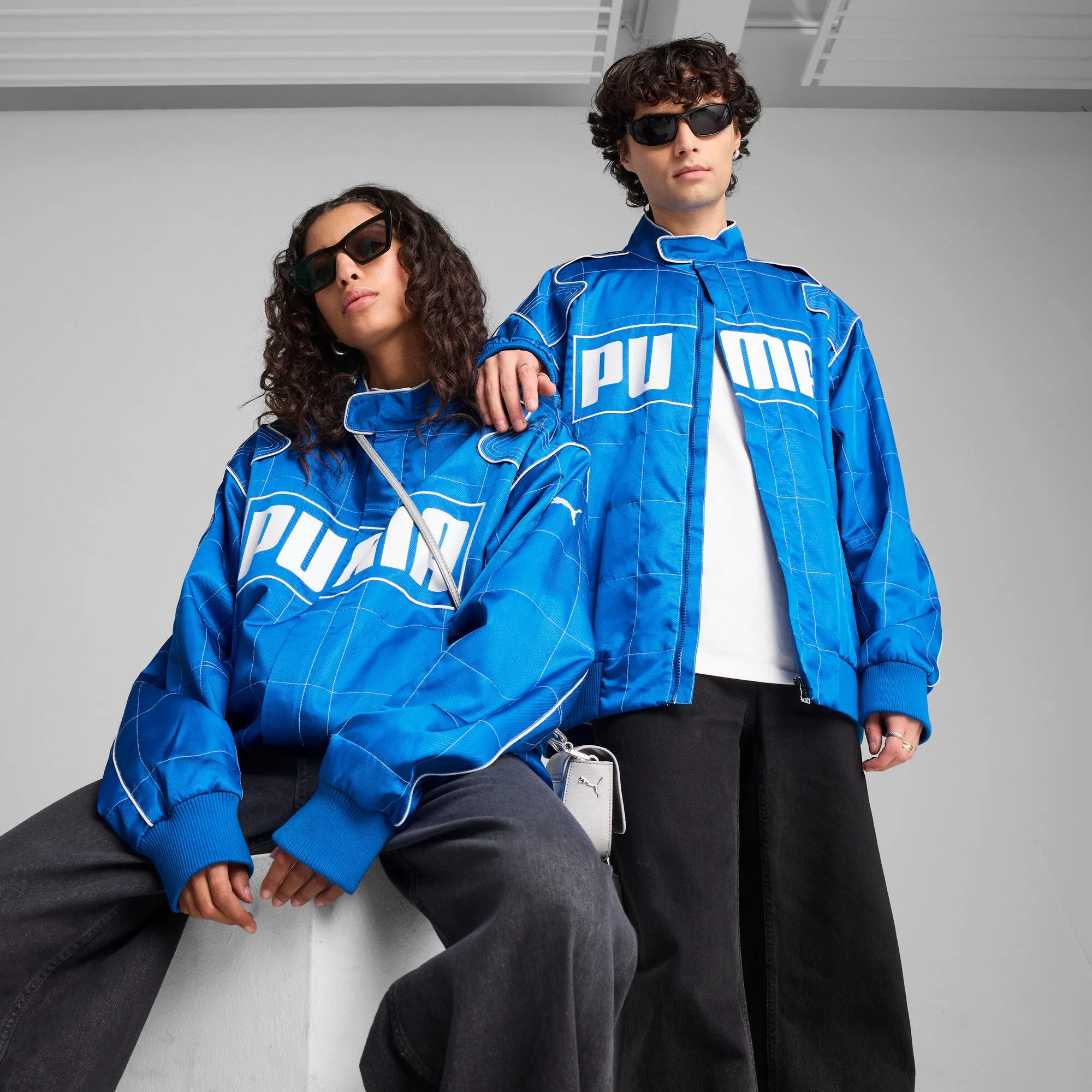 PUMA Men's ARCHIVE SEASONAL Relaxed Racer Jacket