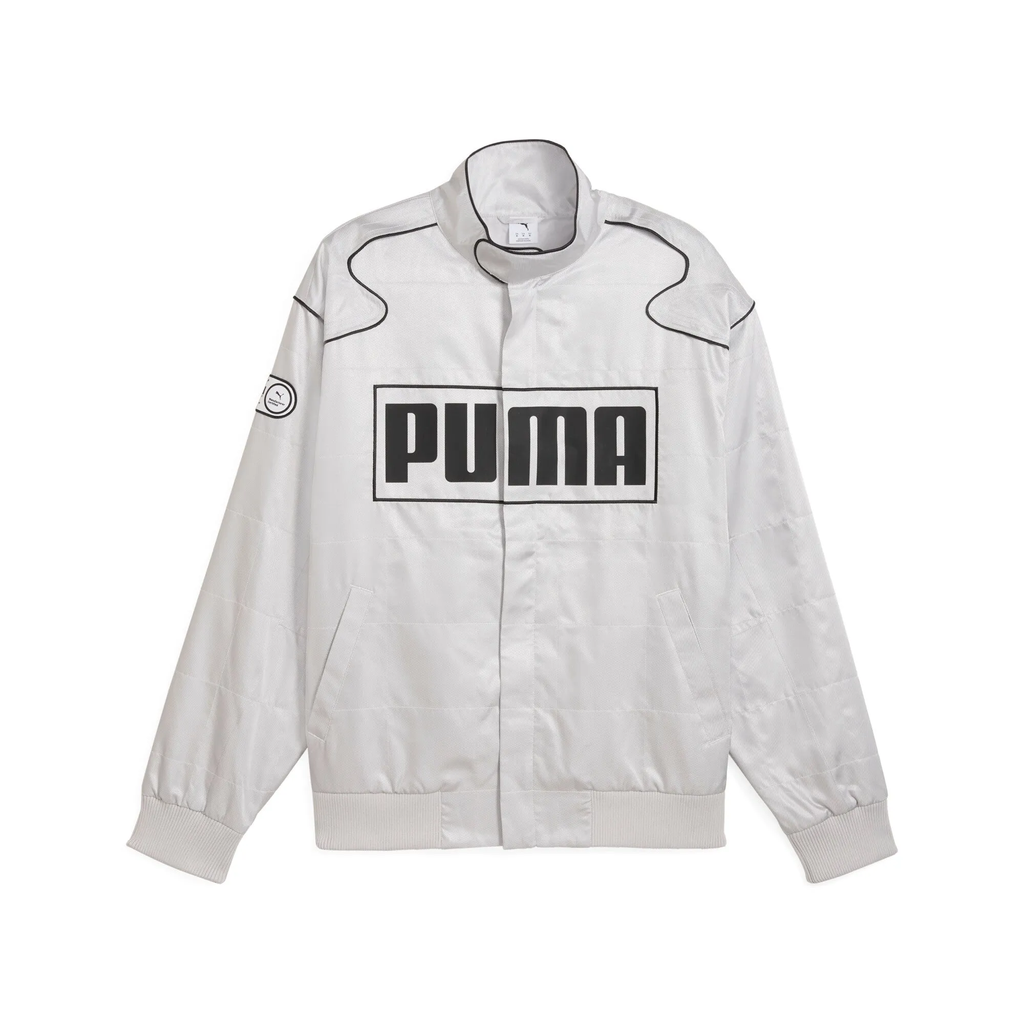 PUMA Men's ARCHIVE SEASONAL Relaxed Racer Jacket