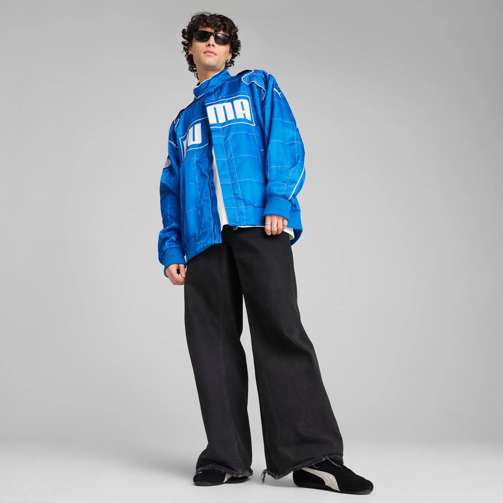 PUMA Men's ARCHIVE SEASONAL Relaxed Racer Jacket