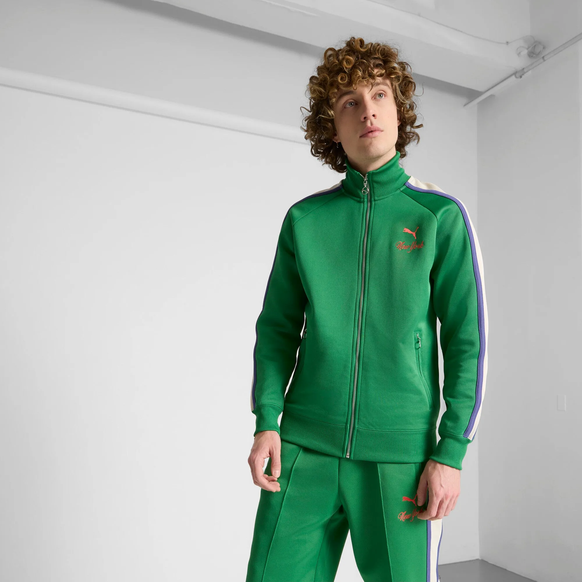 PUMA Men's T7 Bright Lights NYC Flagship Track Jacket