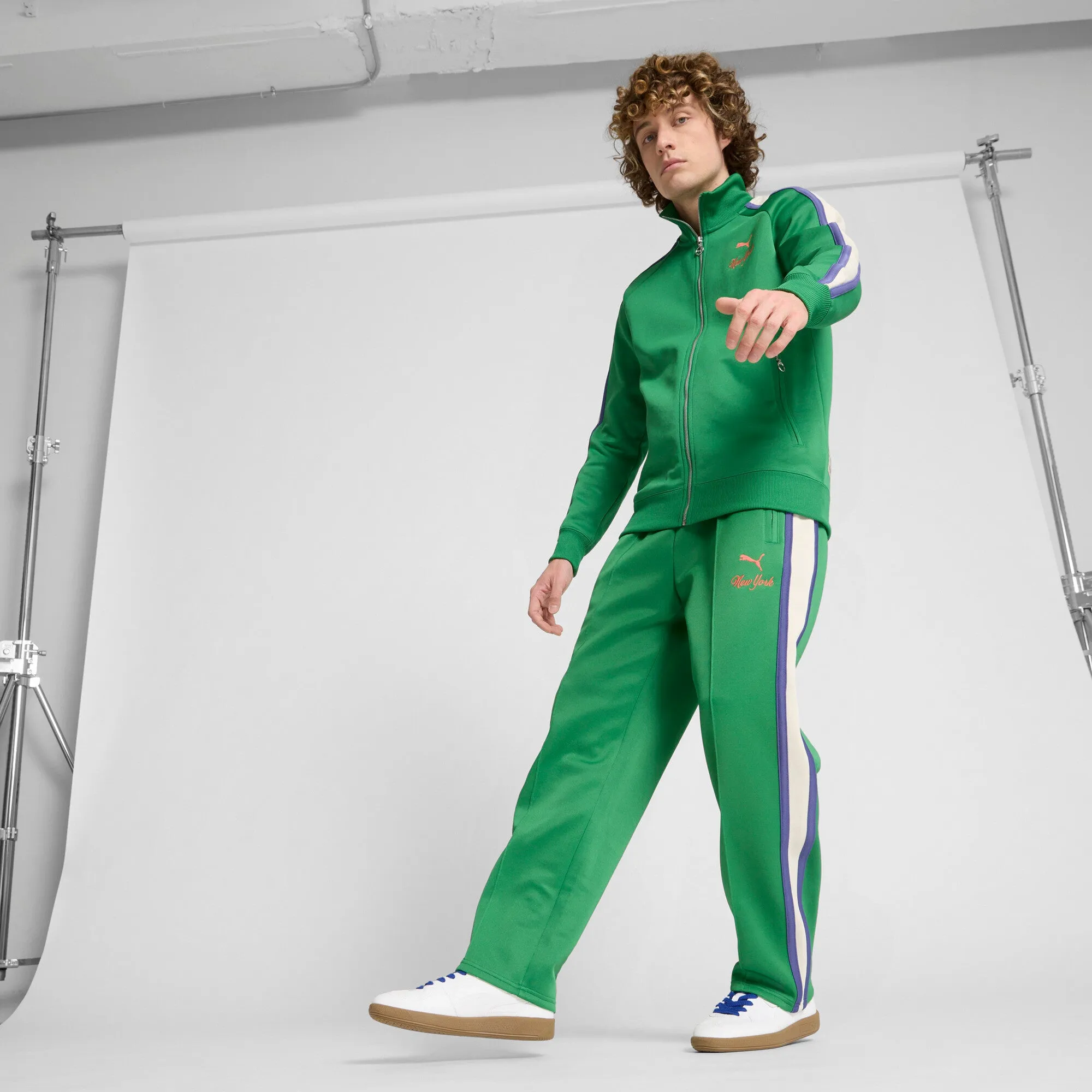 PUMA Men's T7 Bright Lights NYC Flagship Track Pants
