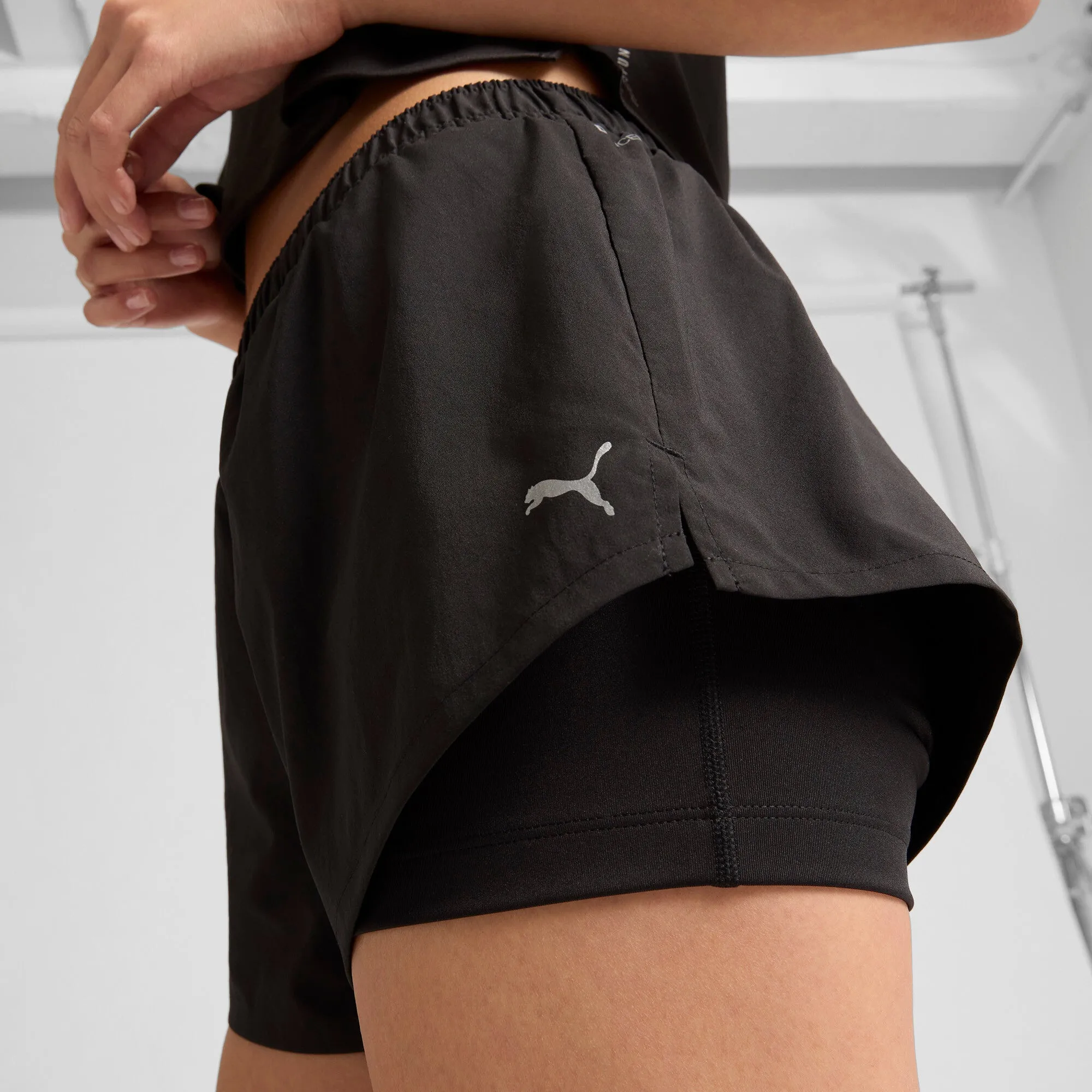 PUMA Women's 2-In-1 Woven Shorts
