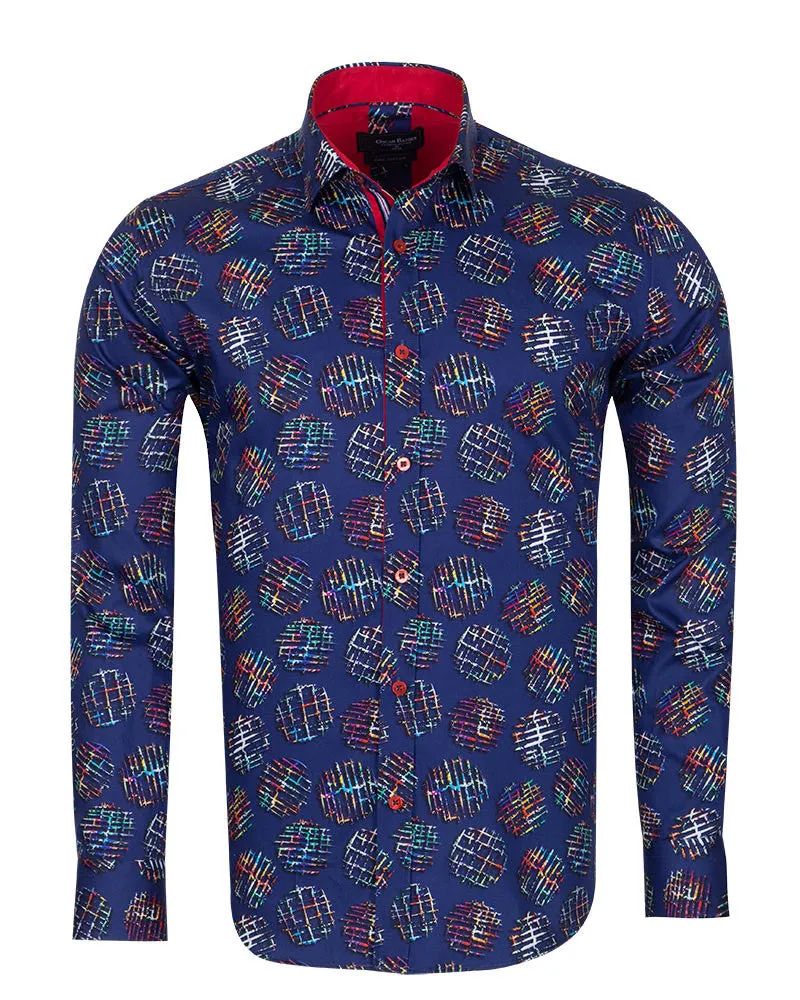Pure Cotton Frost Print Cotton Shirts For Men