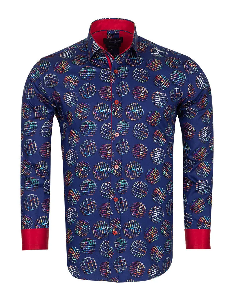 Pure Cotton Frost Print Cotton Shirts For Men