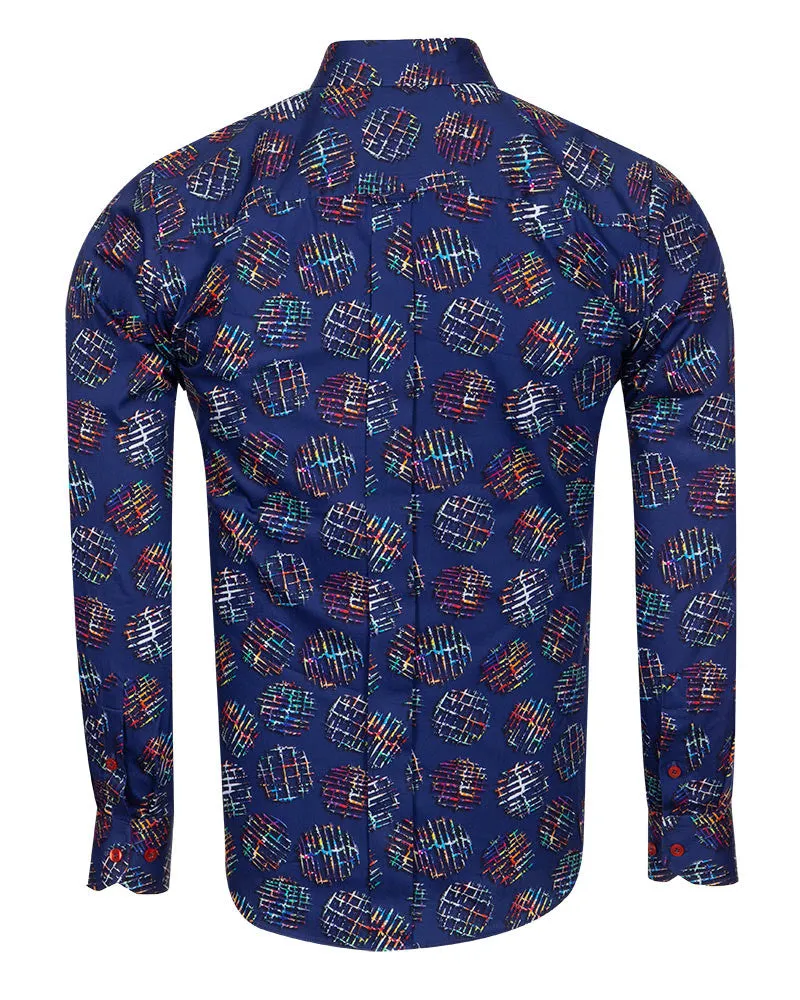 Pure Cotton Frost Print Cotton Shirts For Men