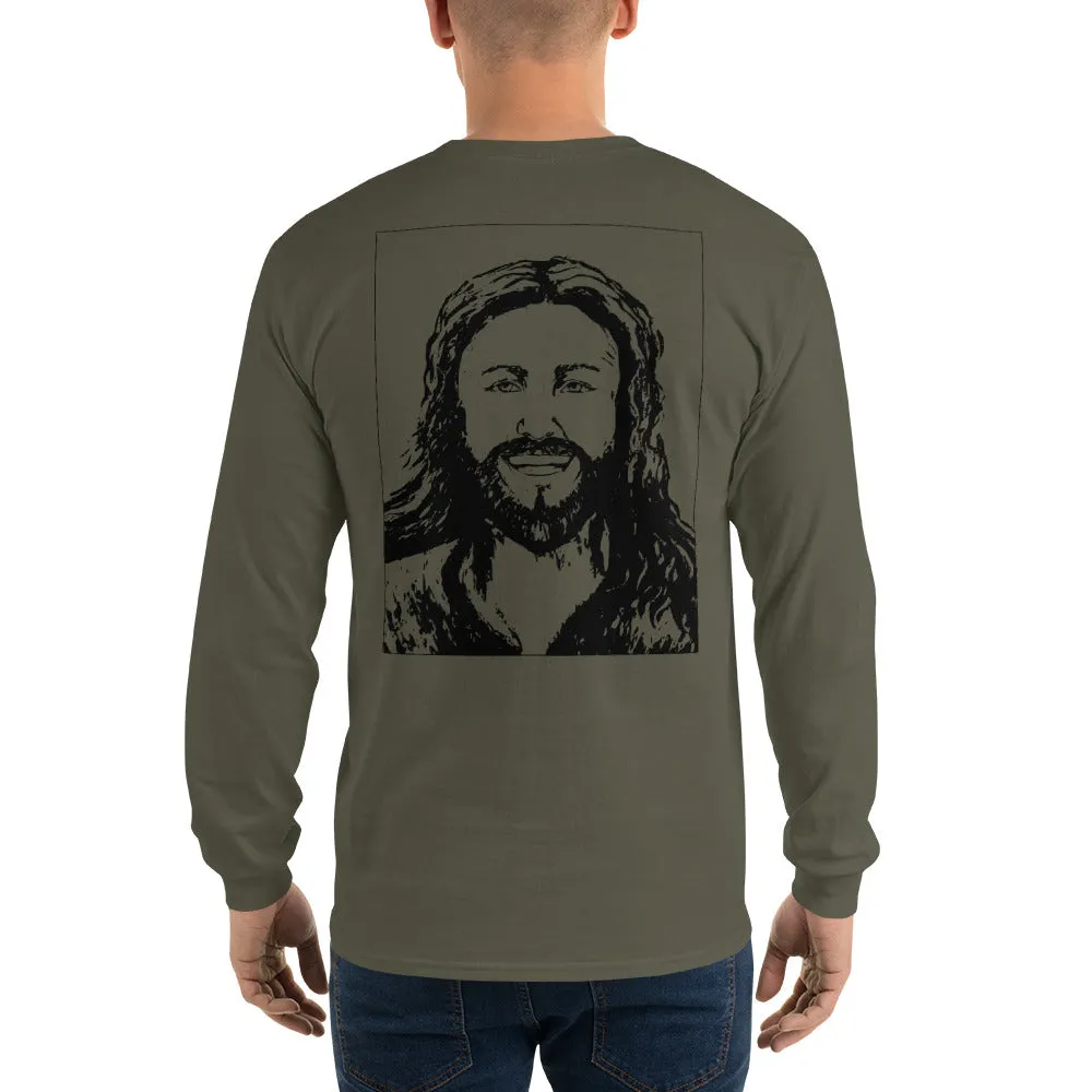 "Happy Jesus" - Long-sleeve T-shirt Men
