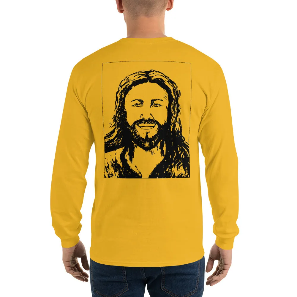 "Happy Jesus" - Long-sleeve T-shirt Men