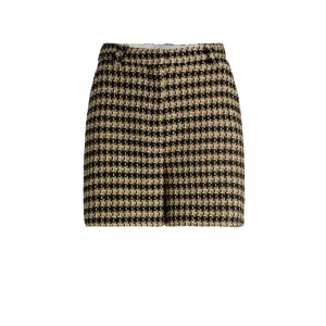 Relaxed-fit shorts in tweed