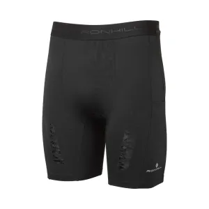 Ronhill Men's Tech All-Terrain 8 Inch Stretch Short in All Black SS25